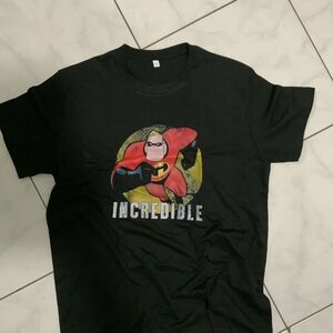Black Incredibles Graphic T-Shirt - Bob